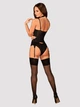 Erotyczny gorset Obsessive Brasica XS/S Czarny (5901688250402) - obraz 4