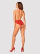 Body erotyczne Obsessive Dagmarie XS/S Red (5901688239186) - obraz 4