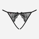 Majtki erotyczne brazylijskie Obsessive Miamor S/M Black (5901688209912) - obraz 5