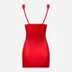 Komplet erotyczny (halka + stringi) Obsessive Secred S/M Red (5901688206782) - obraz 5
