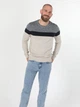 Джемпер мужской Colin's CL1059922BME S Beige Melange (5940000442026) - изображение 4