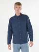 Рубашка хлопковая мужская Colin's CL1061015NAV S Navy (8683197415455) - изображение 3