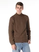Свитер теплый зимний мужской Colin's CL1061134BRW L Коричневый (8683197438584) - изображение 1