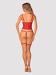 Erotyczny gorset Obsessive Belovya XS/S Red (5901688239766) - obraz 4