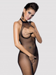 Kombinezon erotyczny Obsessive N101 S/M/L Czarny (5900308551813) - obraz 2