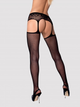 Rajstopy erotyczne Obsessive Garter S307 S/M/L Black (5900308559321) - obraz 2