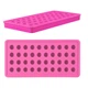 Силиконовая форма для льда CUMENSS B-1012 Pink 40 ячеек гнущаяся для быстрого замораживания (OPT-1991) - изображение 4