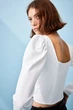 Блузка женская H&M 061120657 S Кремовая (6666000239143) - изображение 3