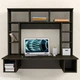 Стіл комп'ютерний навісний з ЛДСП Comfy Home AirTable - IV Zeus венге - зображення 2