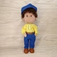 Інтер'єрна текстильна лялька ручної роботи Петя Hand Made - зображення 1