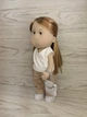 Интерьерная текстильная кукла ручной работы Алиса Hand Made - изображение 2