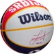 Мяч баскетбольный Wilson NBA Player Local Nikola Jokic р. 7 (WZ4006701XB7) Blue/Yellow - изображение 5