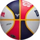 Мяч баскетбольный Wilson NBA Player Local Nikola Jokic р. 7 (WZ4006701XB7) Blue/Yellow - изображение 7