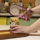 Евро ключ съемник пластмассовый для открывания и закрывания винтовых крышек твист (38, 46, 60, 86 мм) Серый с розовым - изображение 2