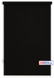 Ролета тканевая INROLL Есо-Mini Plus 105х165 см Len Черный 2136 - изображение 3