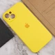 Чехол Fiji Silicone Case Full Camera для Apple iPhone 15 бампер накладка с защитой камеры Bright Yellow - изображение 4