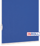 Ролета тканевая INROLL Есо-Mini Plus 105х165 см Len Темно-синий 2075 - изображение 4