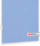 Ролета тканевая INROLL Есо-Mini 110х165 см Len Голубой 2074 - изображение 4