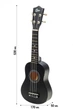 Укулеле ELIMA SOPRANO BLACK 21" з чохлом - зображення 3