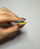 Тонке кольорове жіноче кільце жовтого кольору (17) - изображение 7