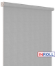 Ролета тканинна INROLL Есо-Mini 55х185 см BO Berlin Сірий 054 Silver - зображення 3