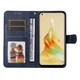 Чехол Deexe Classic Wallet для OPPO Reno 8T - Blue - изображение 2