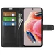 Классический чехол-книжка Deexe Book Type для Xiaomi Redmi Note 12 - Black - изображение 2
