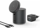 Бездротова зарядка Anker PowerWave Mag-Go 2-in-1 Dock (B2568311) Black - зображення 1
