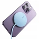 Беспрвоодная зарядка Baseus Simple Mini3 Magnetic Wireless Charger 15W Dusty (CCJJ040303) Galaxy Blue - изображение 5