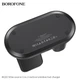 Бездротовий зарядний пристрій Borofone BQ10 Wise source 3-in-1 vertical wireless fast charger Black - зображення 2