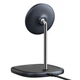 Беспрвоодная зарядка Baseus Swan Magnetic Desktop Bracket Wireless Charger (WXSW-01) Black - изображение 4