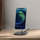 Беспрвоодная зарядка Baseus Swan Magnetic Desktop Bracket Wireless Charger (WXSW-01) Black - изображение 11