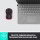 Мышка Logitech M185 red (910-002240) - изображение 8