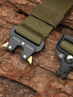 Тактический ремень Assault Belt с металлической пряжкой 125 см Зеленый - изображение 8