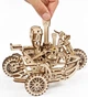 Механічний 3D пазл "Мотоцикл Scrambler з коляскою", 380 елементів UGEARS (4820184121133) - зображення 13