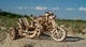 Механічний 3D пазл "Мотоцикл Scrambler з коляскою", 380 елементів UGEARS (4820184121133) - зображення 14