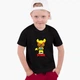 Детская футболка Бравл Старс Леон Пикачу (Brawl Stars Leon Pikachu) (25186-2601) 122-128 см Хлопок Черный - изображение 3