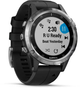 Zegarek sportowy Garmin Fenix 5 Plus Srebrny z czarnym paskiem (010-01988-11) - obraz 3