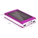 Корпус повербанка Power Bank на 5 18650 Li-ion Li-Pol (під пайку) з сонячною панеллю і ліхтарем, 2x USB до 2A, рожевий - зображення 4