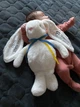 Іменний м'який зайка BU бежевий 39 см HeyBaby - изображение 5