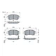 Гальмівні колодки Bosch 0 986 494 054 - зображення 3