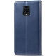 Шкіряний чохол книжка GETMAN Gallant (PU) для Xiaomi Redmi Note 9s / Note 9 Pro / Note 9 Pro Max Blue - изображение 2