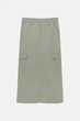 Спідниця міді карго Pull & Bear 4395/313 S - зображення 5