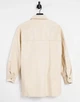 Рубашка оверсайз из искусственной кожи Mango 87053258 M-L - изображение 11