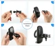 Автомобильный держатель с авто-фиксатором телефона Floveme RCD-778 Black - изображение 13