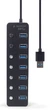USB-хаб Gembird 7 Ports USB 3.0 Black (UHB-U3P7P-01) - зображення 4