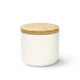 Емкость для хранения МВМ MY HOME 260 мл Белая с деревом (KP-13 S WHITE/WOOD) - изображение 1
