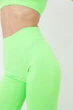Безшовні легінси жіночі з мікрофібри Giulia LEGGINGS 02 S/M Green-green neon, Жіночі лосини безшовні - зображення 4