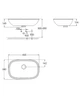 Умывальник накладной GROHE Eurostyle 495x380x134мм прямоугольный белый 39216000 - изображение 2