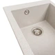Мойка для кухни PLATINUM гранит 4150 SOKIL 410x500мм прямоугольная врезная без сифона бежевая PLS-A38341 - изображение 5